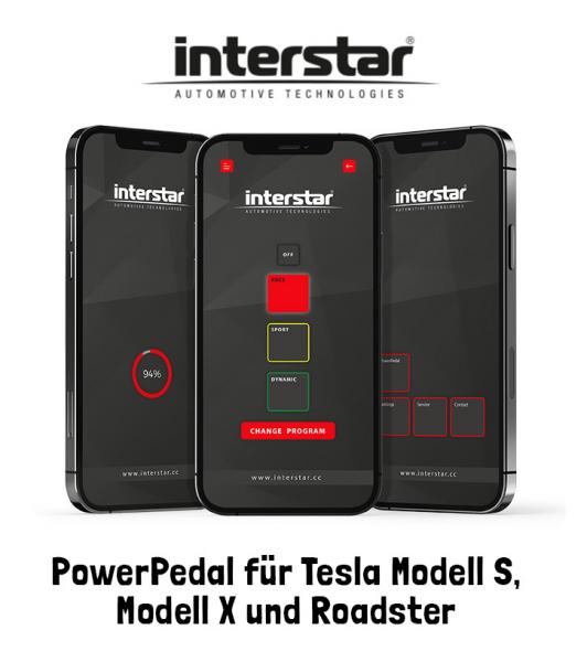 PowerPedal für Tesla Modell S, Modell X und Roadster 